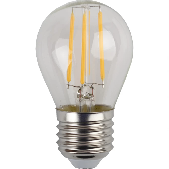 Лампочка светодиодная ЭРА F-LED P45-11W-840-E27 Е27 / Е27 11Вт филамент шар нейтральный белый свет B0047015 Лампочка светодиодная ЭРА F-LED P45-11W-840-E27 Е27 / Е27 11Вт филамент шар нейтральный белый свет B0047015