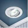 Светильник ЭРА KL1A WH литой простой пов. MR1612V/220V 50W белый C0043658