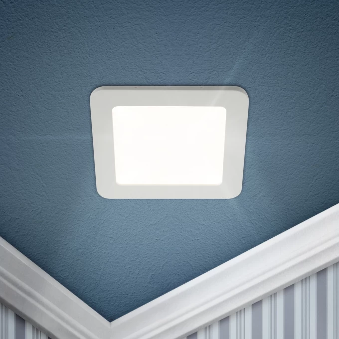 Светильник ЭРА LED 2-24-6K светодиодный квадратный LED 24W 220V 6500K B0019840