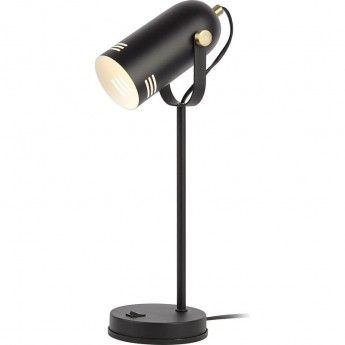 Светильник настольный ЭРА Б0047193 N-117-Е27-40W-BK черный Светильник настольный ЭРА Б0047193 N-117-Е27-40W-BK черный