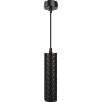 Светильник подвесной ЭРА Б0058500 PL20 BK MR16 GU10 потолочный цилиндр черный