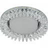 Светильник ЭРА DK LD20 SL/WH декор cо светодиодной подсветкой Gx53 прозрачный B0028065